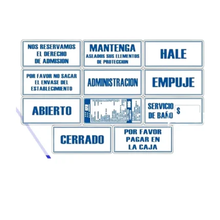 Señalizacion en screen.